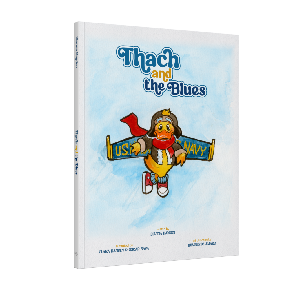 book cover mockup of Thach and the Blues
